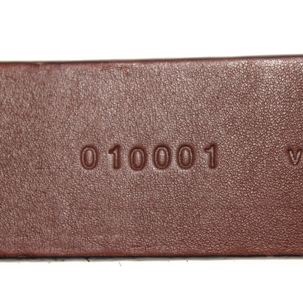 Veneta Cinture NWT Classic Belt Size 115 (US 44) in Gray Leather Made in Italy